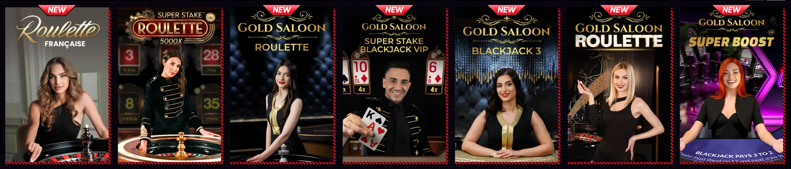 Jeux de Table et Live Casino WinCasino